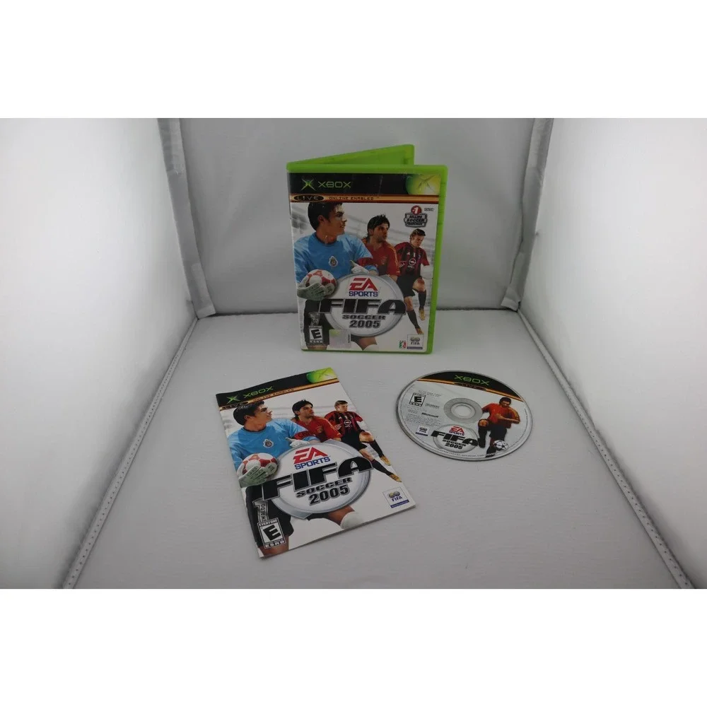 FIFA Soccer 2005 (Microsoft Xbox, 2004) CIB Complete Tested‎ and Working Great